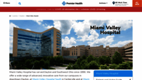 What Miamivalleyhospital.org website looked like in 2020 (3 years ago)