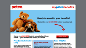 What Mypetcobenefits.com website looked like in 2020 (3 years ago)