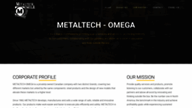 What Metaltech-omega.com website looked like in 2020 (3 years ago)