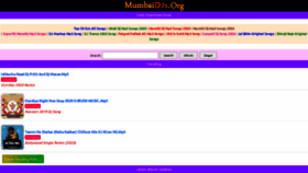 What Mumbaidjs.org website looked like in 2020 (3 years ago)