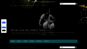 What Music.echoingwalls.com website looked like in 2020 (3 years ago)