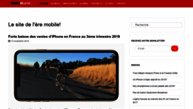 What Mobiworld.fr website looked like in 2020 (3 years ago)