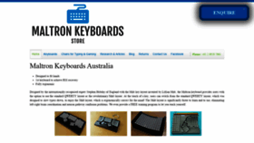 What Maltron.com.au website looked like in 2020 (3 years ago)