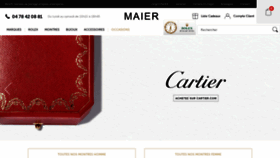 What Maier.fr website looked like in 2020 (3 years ago)