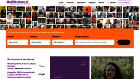 What Medivacature.nl website looked like in 2020 (3 years ago)