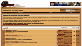 What Molosserforum.de website looked like in 2020 (3 years ago)