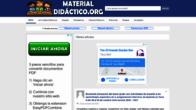 What Materialdidactico.org website looked like in 2020 (3 years ago)