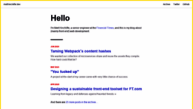 What Maketea.co.uk website looked like in 2020 (3 years ago)