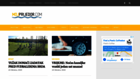 What Mojprijedor.com website looked like in 2020 (3 years ago)