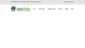 What Meupoder.com.br website looked like in 2020 (3 years ago)
