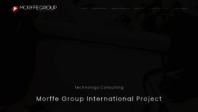 What Morffegroup.com website looked like in 2020 (3 years ago)