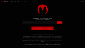 What Masteranime.es website looked like in 2020 (3 years ago)