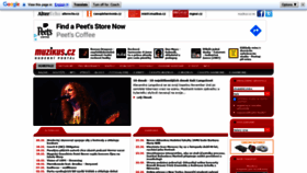 What Muzikus.cz website looked like in 2020 (3 years ago)