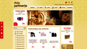 What Mojaparfimerija.com website looked like in 2020 (3 years ago)