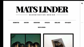 What Matslinder.no website looked like in 2020 (3 years ago)
