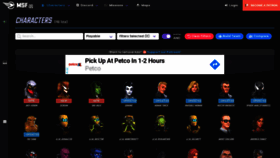 What Msf.gg website looked like in 2020 (3 years ago)