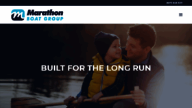 What Marathonboatgroup.com website looked like in 2020 (3 years ago)