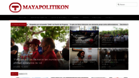 What Mayapolitikon.com website looked like in 2020 (3 years ago)