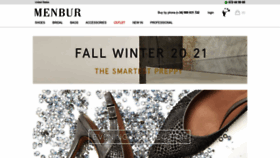 What Menbur.com website looked like in 2020 (3 years ago)