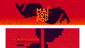 What Maisonpop.fr website looked like in 2020 (4 years ago)