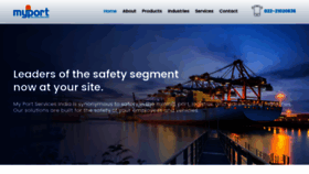 What Myportservicesindia.com website looked like in 2020 (3 years ago)