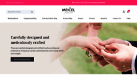 What Meiceljewelry.com website looked like in 2020 (3 years ago)
