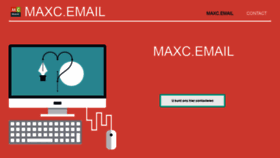 What Maxc.email website looked like in 2020 (3 years ago)