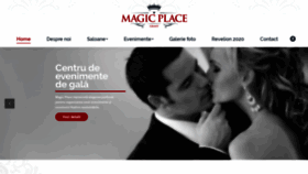 What Magicplaceevents.ro website looked like in 2020 (3 years ago)
