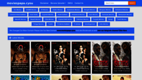 What Moviespapa.cyou website looked like in 2020 (3 years ago)