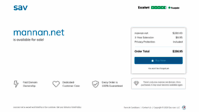 What Mannan.net website looked like in 2020 (5 years ago)