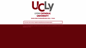 What Moodle.ucly.fr website looked like in 2020 (3 years ago)