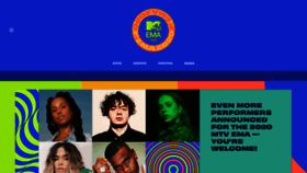 What Mtvema.com website looked like in 2020 (3 years ago)