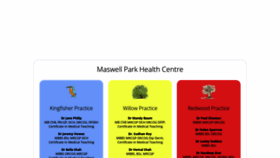 What Maswellparkdoctors.co.uk website looked like in 2020 (3 years ago)