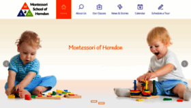 What Montessori-va.com website looked like in 2020 (3 years ago)