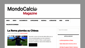 What Mondocalciomagazine.it website looked like in 2020 (3 years ago)