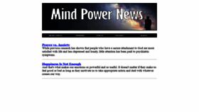 What Mindpowernews.com website looked like in 2020 (3 years ago)