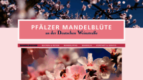 What Mandelbluete-pfalz.de website looked like in 2020 (3 years ago)