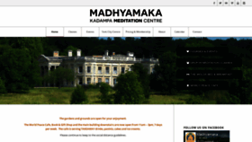 What Madhyamaka.org website looked like in 2020 (3 years ago)