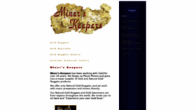 What Minerskeepers.com website looked like in 2020 (3 years ago)