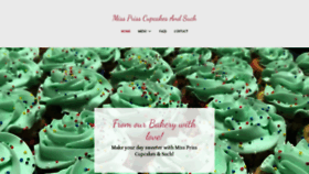 What Missprisscupcakes.com website looked like in 2020 (3 years ago)