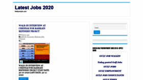 What Mailyourjob.com website looked like in 2020 (3 years ago)