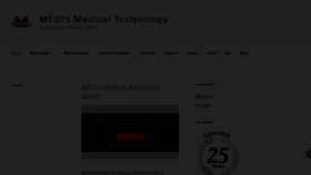 What Medisgmbh.com website looked like in 2020 (3 years ago)