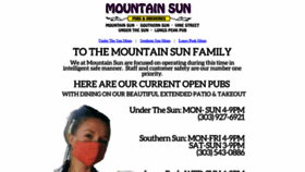What Mountainsunpub.com website looked like in 2020 (3 years ago)