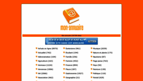 What Mon-annuaire.com website looked like in 2020 (3 years ago)