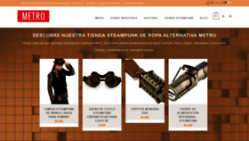 What Metro.tienda website looked like in 2020 (3 years ago)