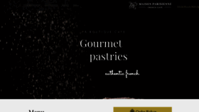 What Maison-parisienne.com website looked like in 2020 (3 years ago)