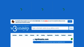 What Mp4mania.com.w3snoop.com website looked like in 2020 (3 years ago)