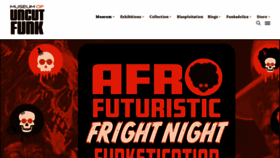 What Museumofuncutfunk.com website looked like in 2020 (3 years ago)