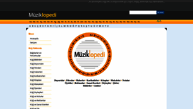What Muziklopedi.org website looked like in 2020 (3 years ago)