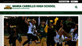 What Mariacarrillohighschool.com website looked like in 2020 (3 years ago)